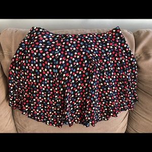 Divided mini skirt